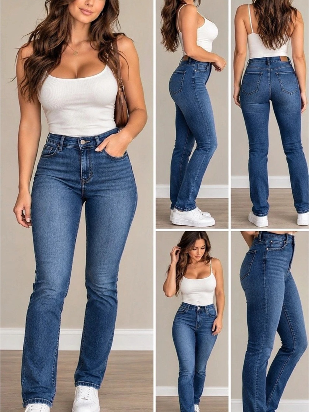 LOLA Jeans | KATE MB | High Rise Straight Leg Jeans | Size 28 | 4-Way Stretch